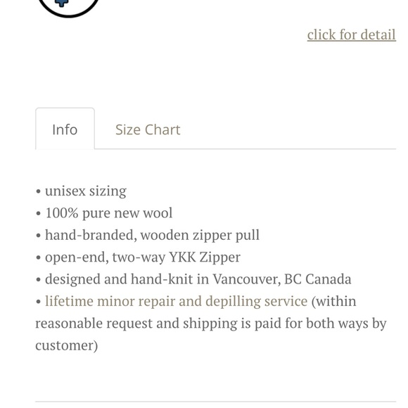 Granted sweater company size small - Picture 4 of 4